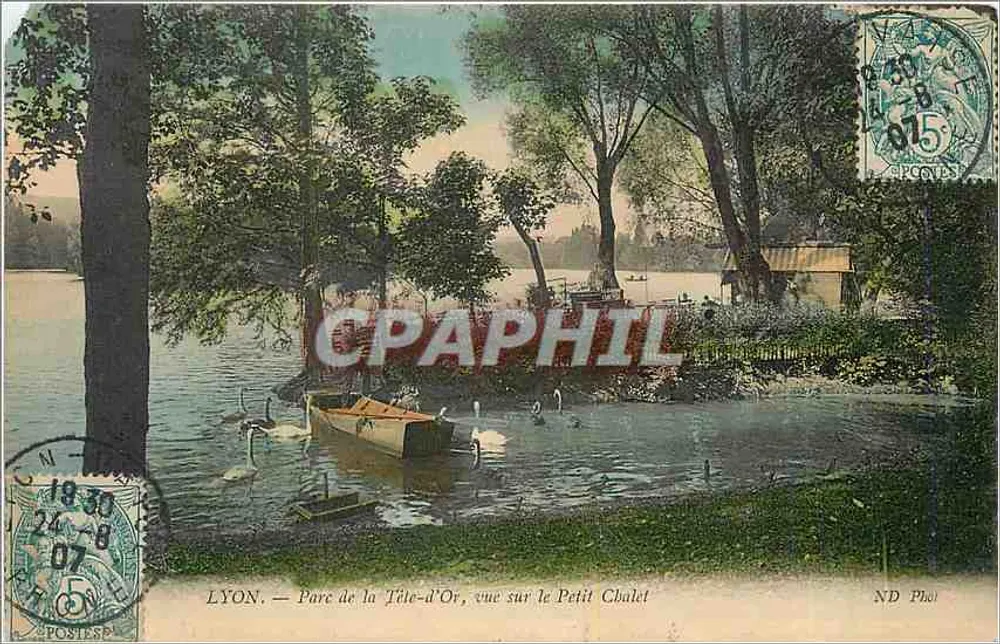 LYON — Parc de la Tête-d'Or, Ansicht des Petit Chale - Vorderseite