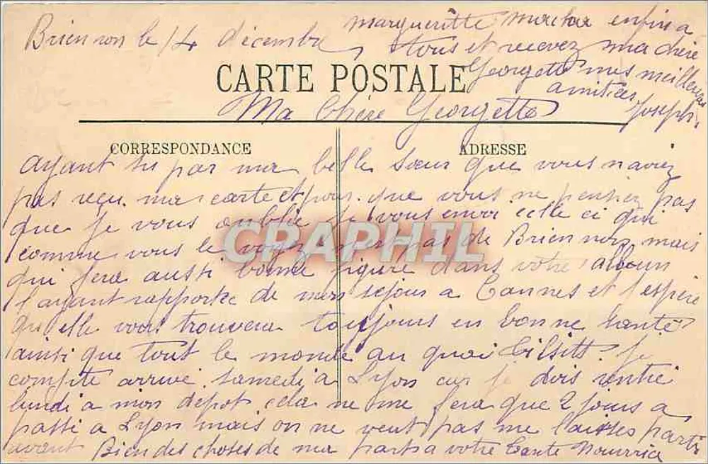 Mônaco — O Palácio do Príncipe — LL, n° 243 - Verso