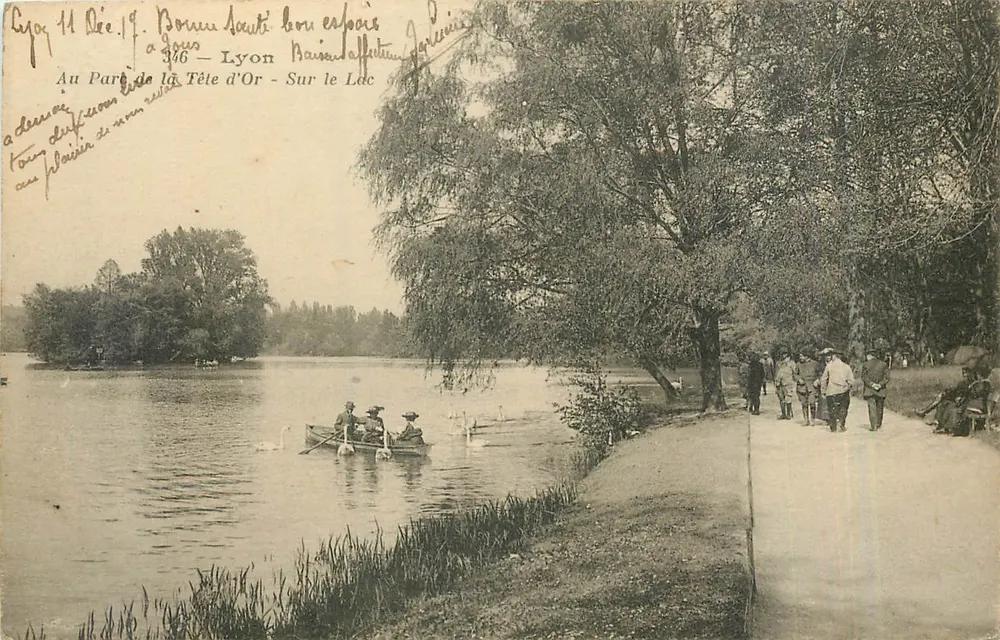 Lyon - La Tête d'Or - Am See — unbekannter Verlag, n° 346 - Vorderseite