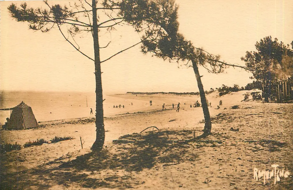 Praia de Boyardville — Ilha de Oléron — Edição artística R. Bergevin - Frente
