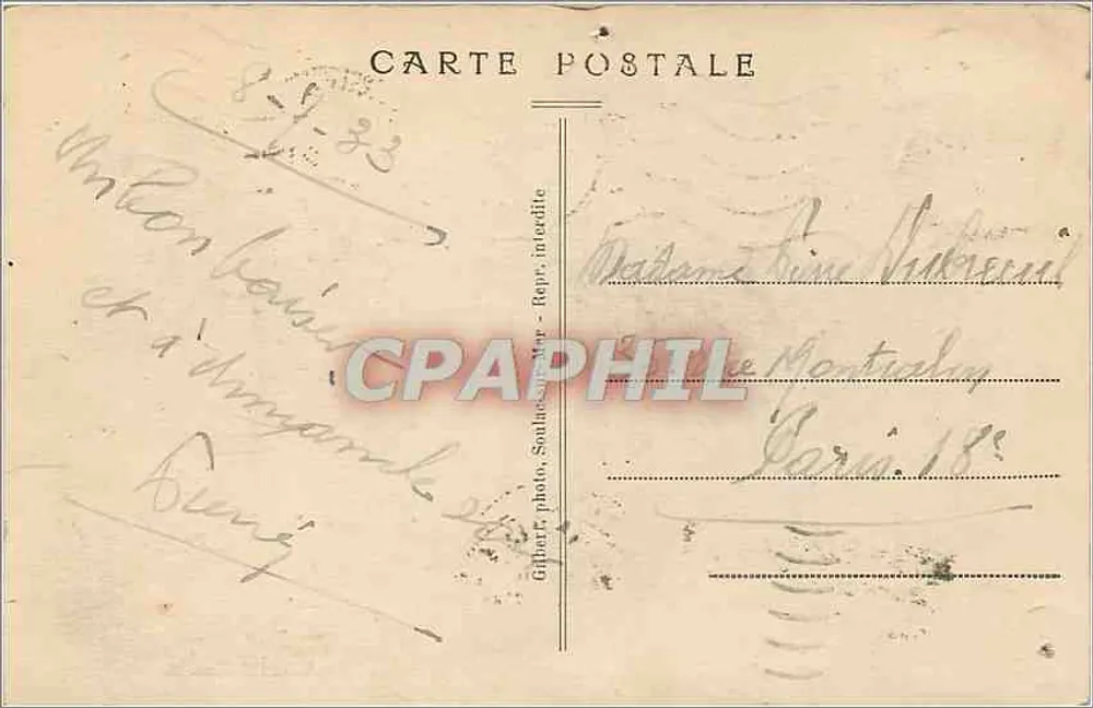 Angoulême — Allgemeiner Blick aus den Wäldern von Saint-Martin — A.G.A. 4535 - Rückseite