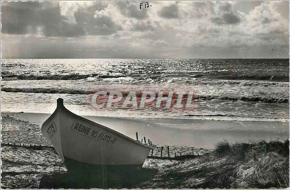 Ilha de Oléron — Contra-luz sobre o Oceano — Edição Jules Verte (Gironde) - Frente