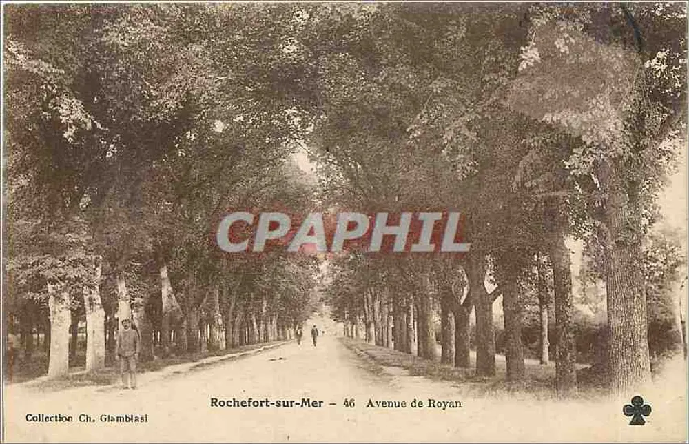 Rochefort-sur-Mer — Avenue de Royan — Colección Ch. Glambiasi - Anverso