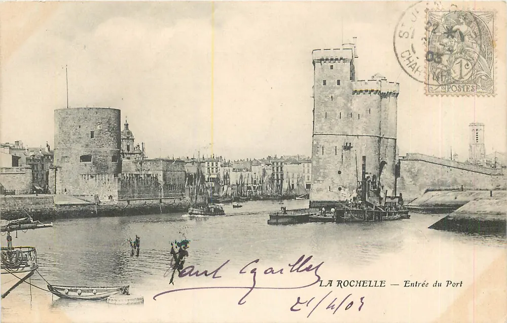 La Rochelle — Entrée du Port — Saint-Germain - Recto