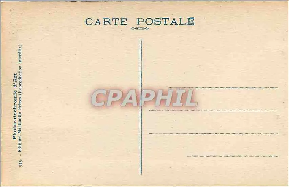 Les Grands Goulets — La route en surplomb sur les Gorges de la Vernaison — Éditions Martinoto Frères - Rückseite