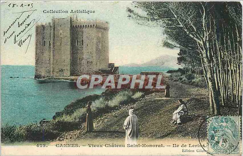 CANNES — Altes Schloss Saint-Honorat — Île de Lérins — Edition Gillet - Vorderseite