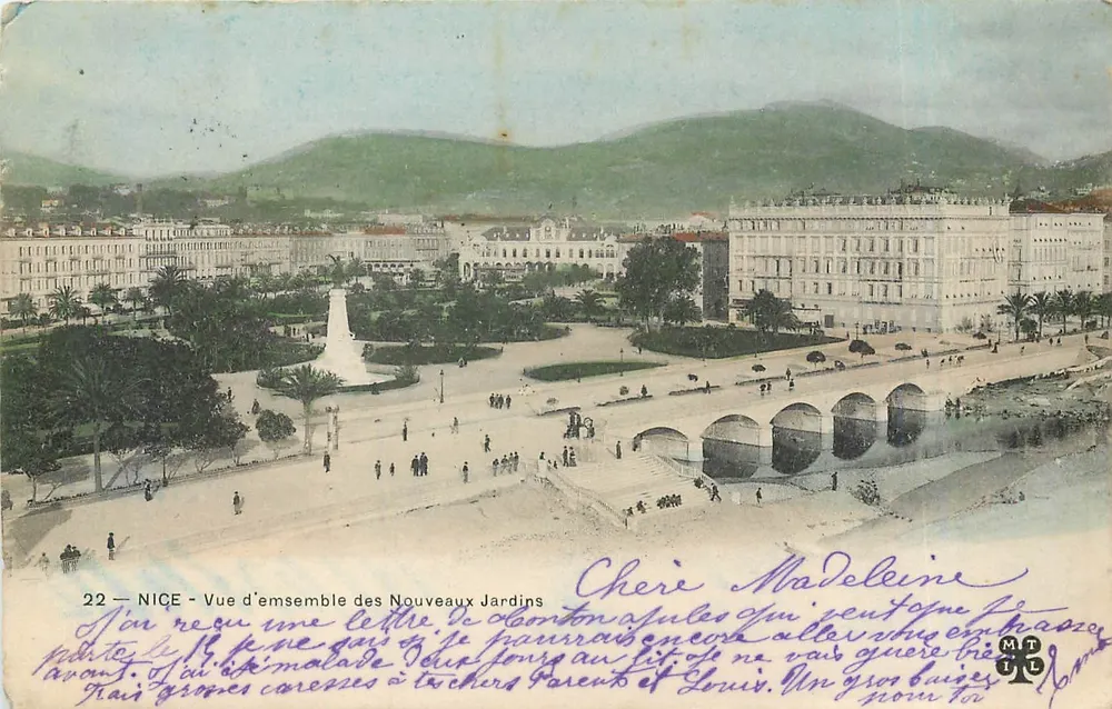 NICE - Vista geral dos Novos Jardins — editor MTL - Frente