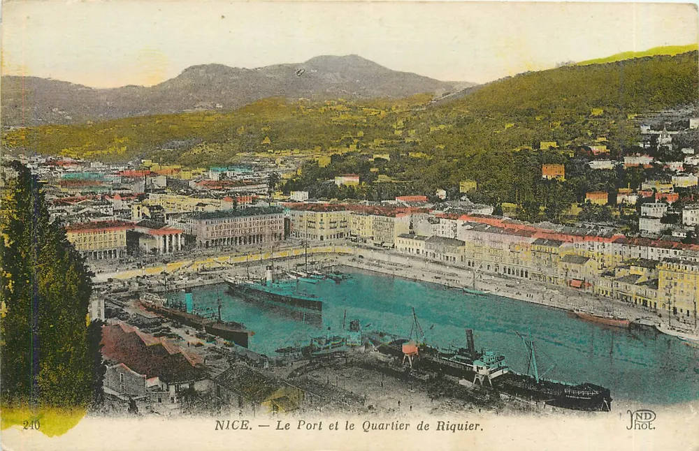 Nice — O Port e o Bairro de Riquier — JND hol. n°240 - Frente