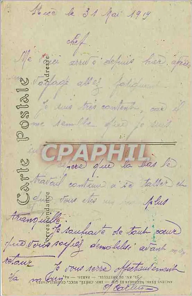 Nice — O Port e o Bairro de Riquier — JND hol. n°240 - Verso