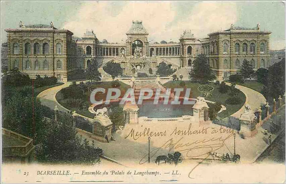 Marselha — Conjunto do Palácio de Longchamps — LL. - Frente