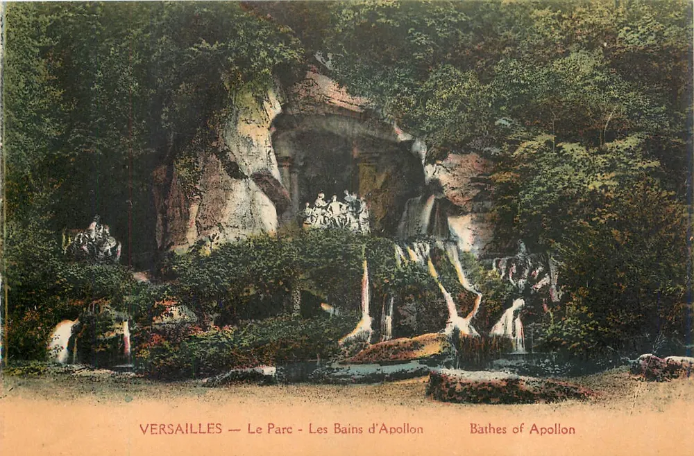 Versailles — O Parque - Os Banhos de Apolo — A. Dapéghin, Tours - Frente
