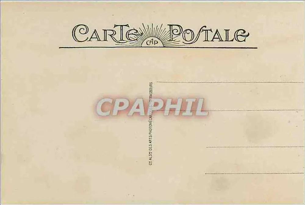 Nice — Die Fontäne der Tritonen in den Gärten des Königs Albert I. — CAP - Rückseite