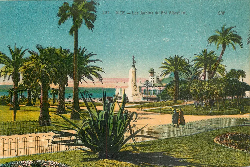 Nice — Jardins do Rei Albert I — CAF, n° 231 - Frente