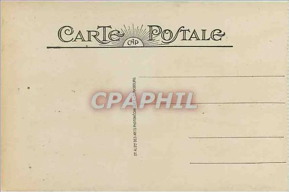 Nice — Jardins do Rei Albert I — CAF, n° 231 - Verso