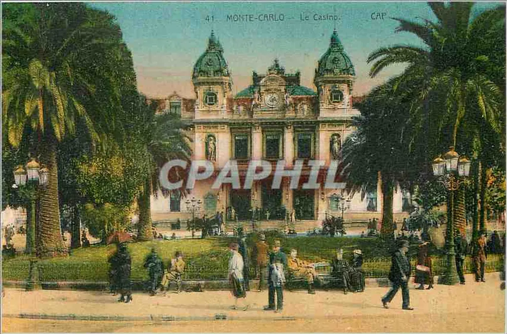 Monte-Carlo — O Casino — CAP - Frente