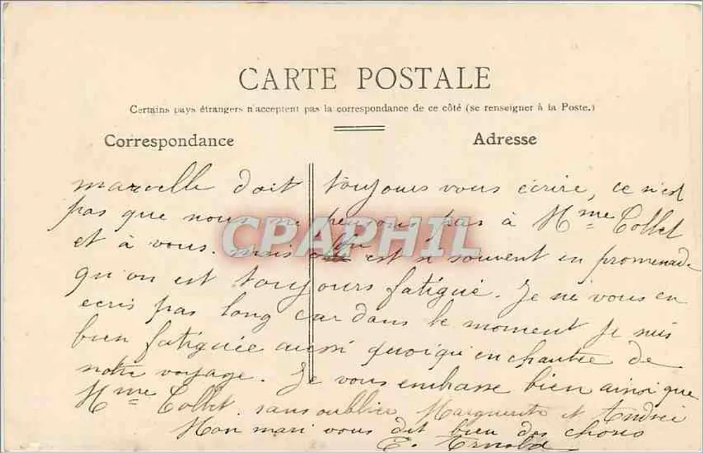 Nice — Bord de Mer — Edição Picard, Nices - Verso