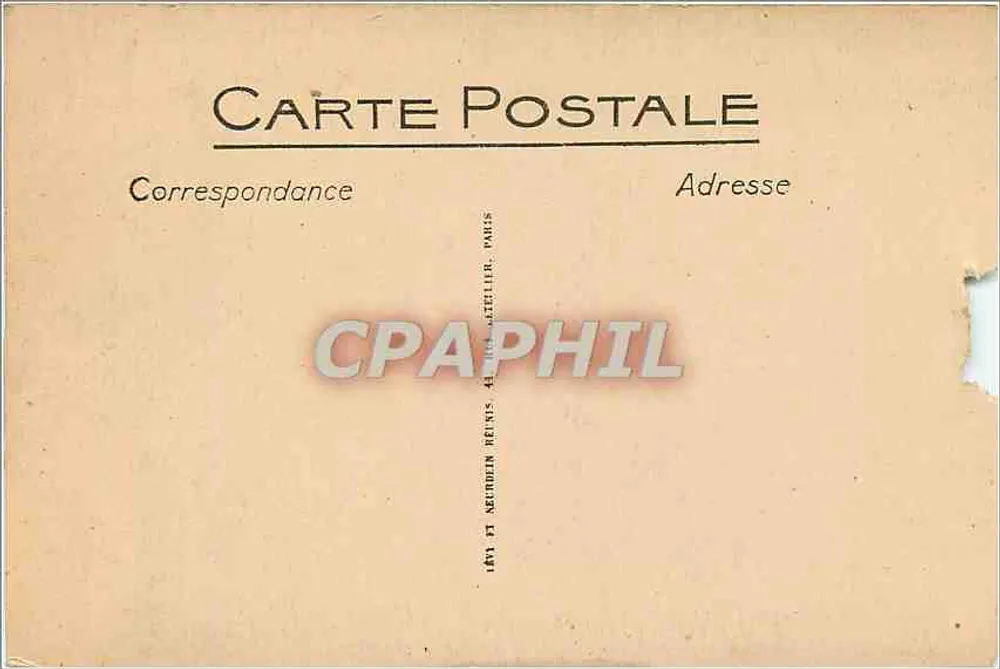 Exposition Nationale Coloniale de Marseille — Le Grand Palais — LL - Verso