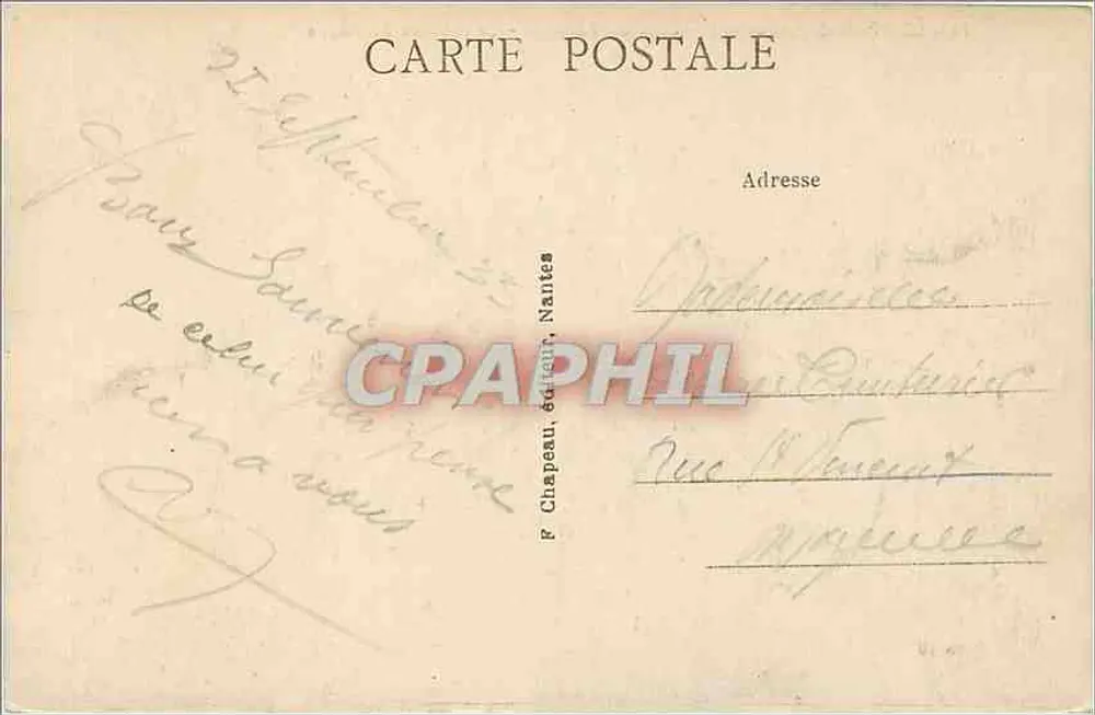 Le Croisic (Loire-Inf.) — Küste von Port-Lin — Fischflotte - Rückseite