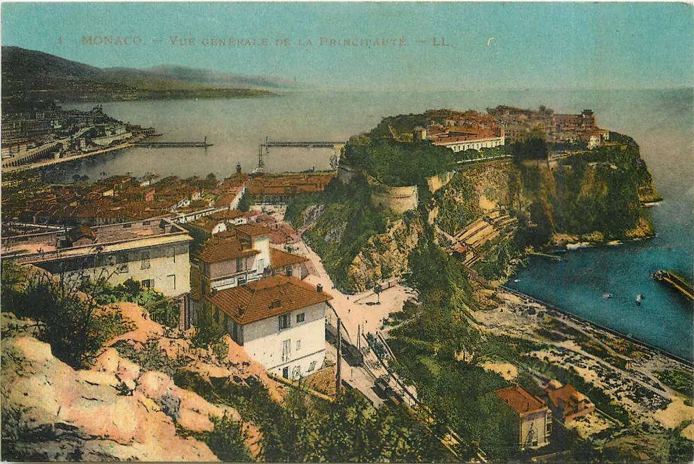 Monaco — Vista geral da Principalidade — LL - Frente