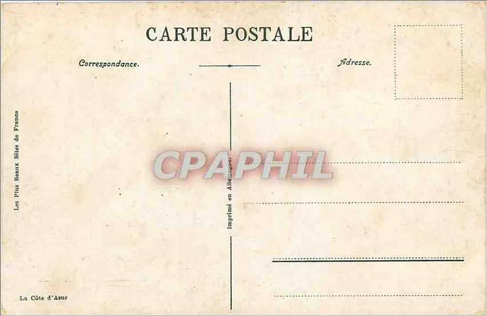 Nice. A Ponte-Promenade — editor 'Les Plus Beaux Sites de France' n°75 - Verso