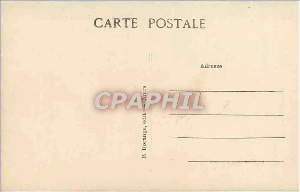 Valençay — O Castelo (lado Sul) — R. D. - Verso
