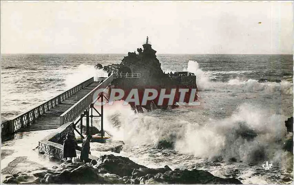 Biarritz - Rocher de la Vierge — uitgever C.A.P. n°212 - Voorkant