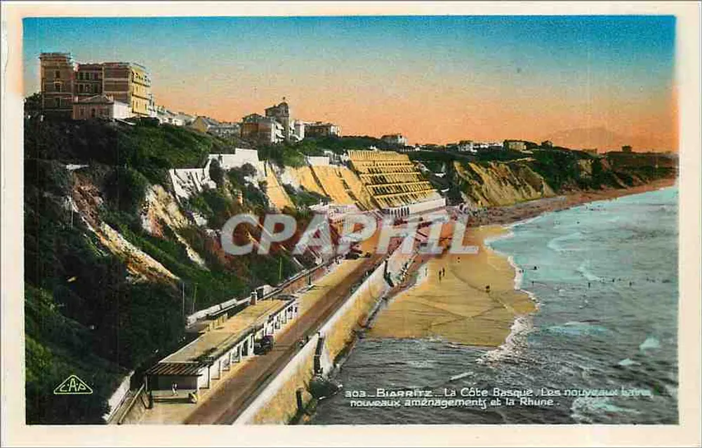 Biarritz — A Côte Basque, Os novos empreendimentos e a Rhune — C.A.P. n° 303 - Frente
