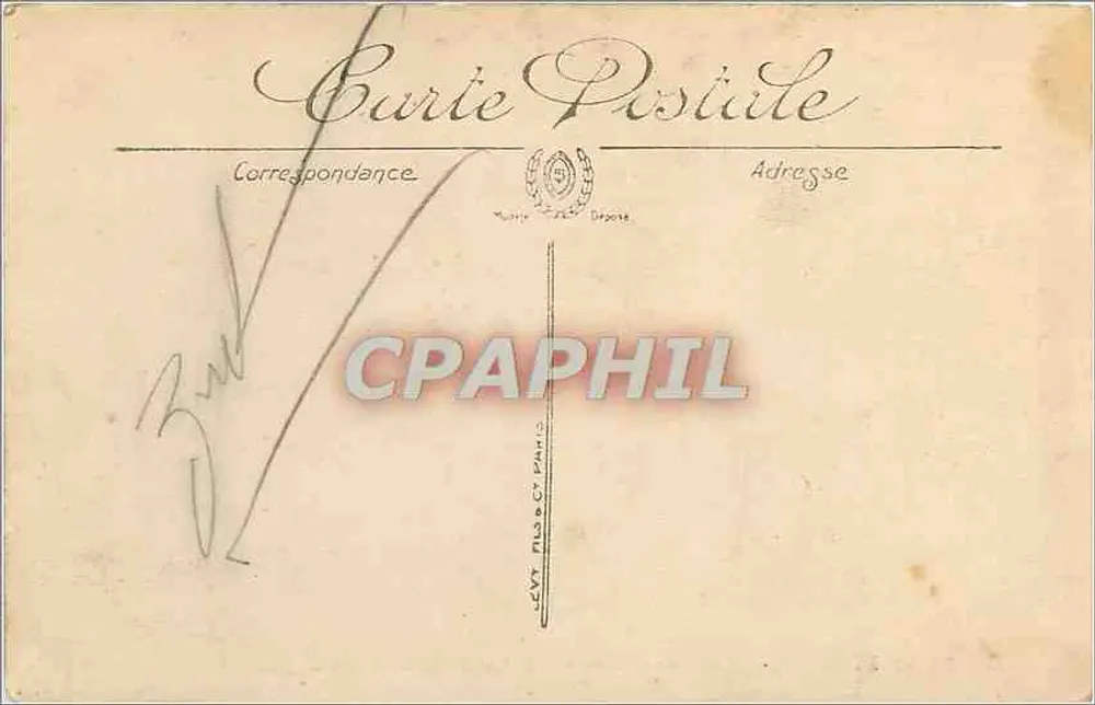Saint-Étienne — Der Place du Peuple und die Rue du Général-Foy — LL. - Rückseite