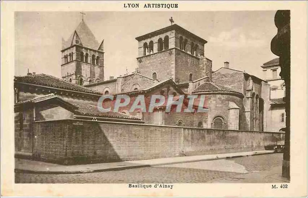 Basílica de Ainay — Lyon — Edição Monssy, n° 402 - Frente