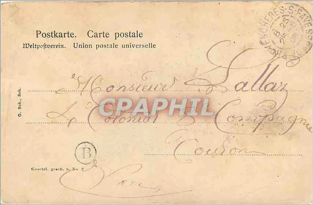 Saint-Philbert-de-Grand-Lieu (L.-Inf.) — A Igreja — Coleção F. Thapeau, Nantes - Verso