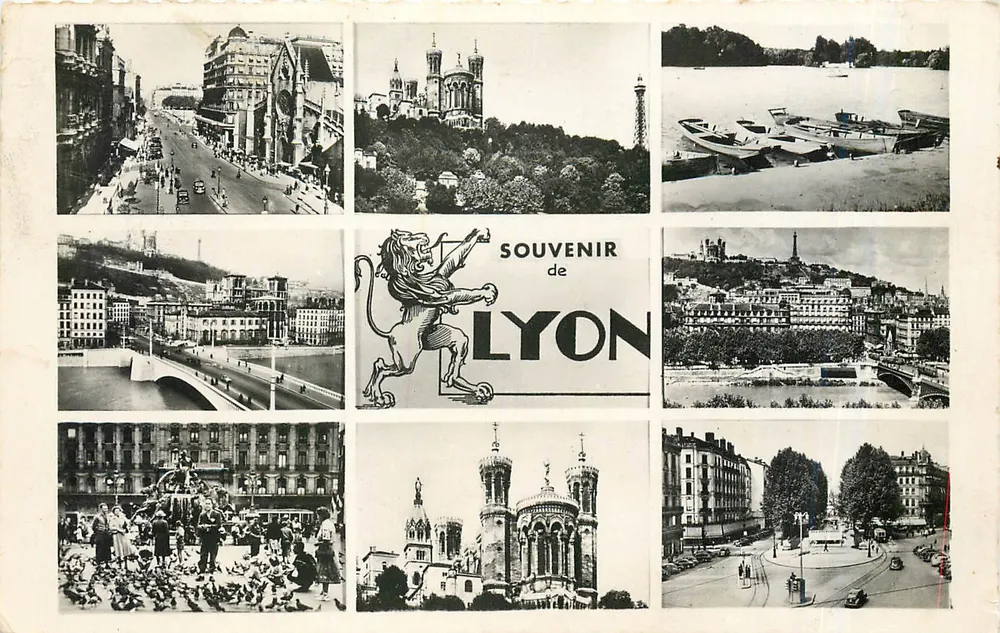 Lyon — Lembrança de Lyon — Editor do Chemin-Neuf, n° 36100 - Frente