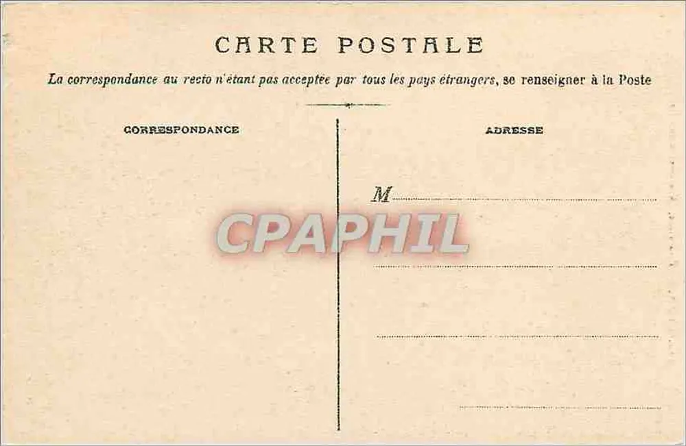 LYON — Fourvière. Antiga Capela. - Verso