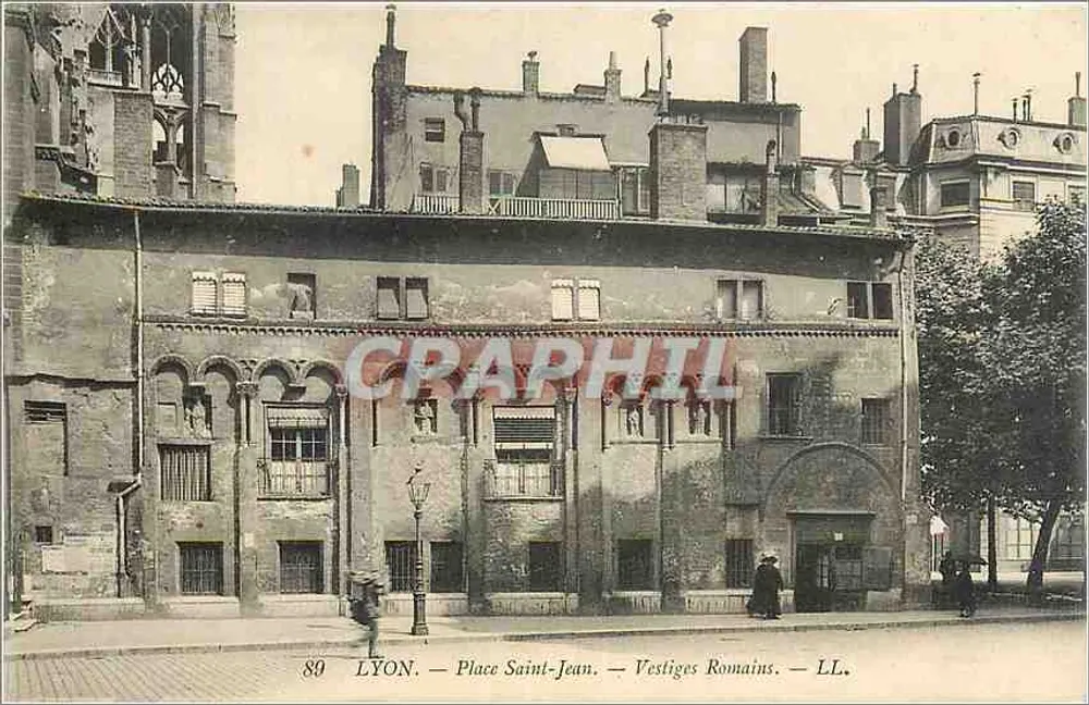 Lyon — Place Saint-Jean — Vestiges Romains — LL. — n°80 - Recto