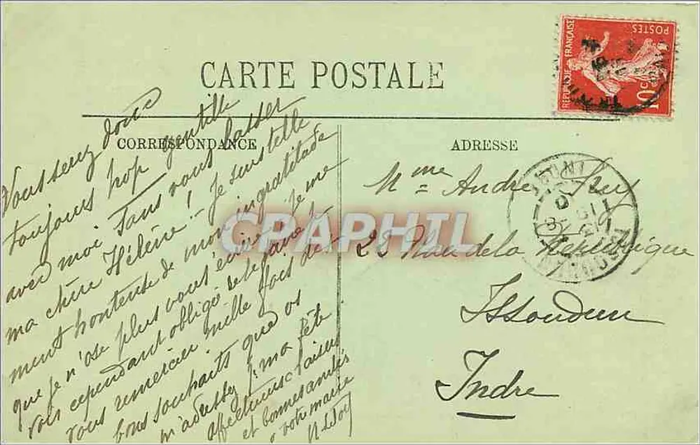 Trouville — La Plage et l'Hôtel de Paris — LL. - Verso