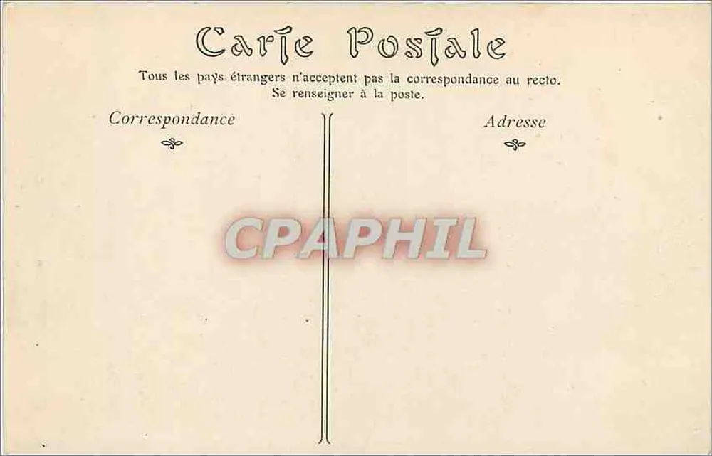 TROUVILLE-SUR-MER — Die schwarzen Felsen — ND Phot - Rückseite