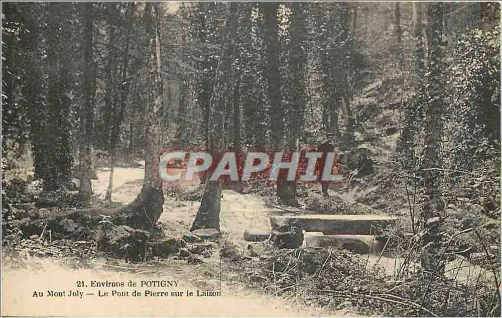 Mont Joly — Die Steinerne Brücke über den Laizon — Umgebung von Potigny - Vorderseite