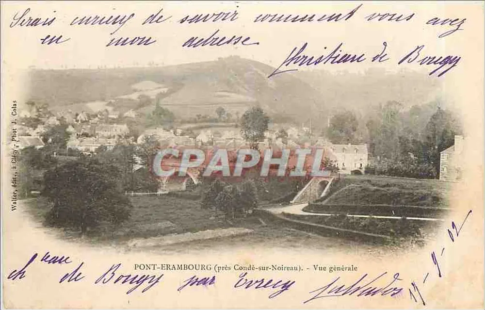 PONT-ERAMBOURG (bei Condé-sur-Noireau) — Allgemeine Ansicht — Verlag Walter, Ciby, Foto. L. Colas - Vorderseite