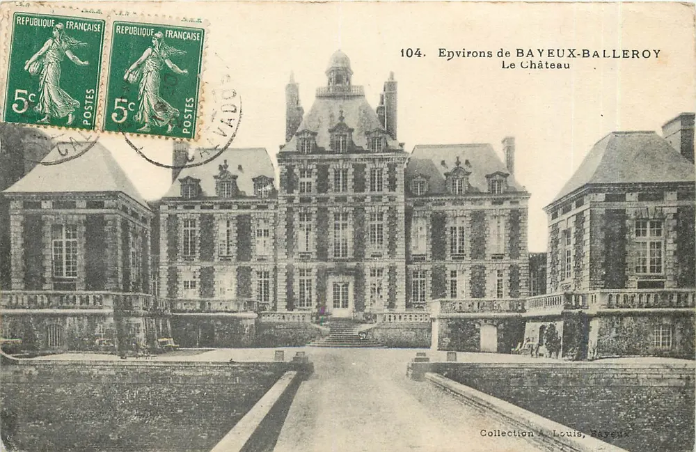 Castello di Bayeux-Balleroy — Dintorni di Bayeux-Balleroy — Collezione A. Louis, Bayeux - Recto