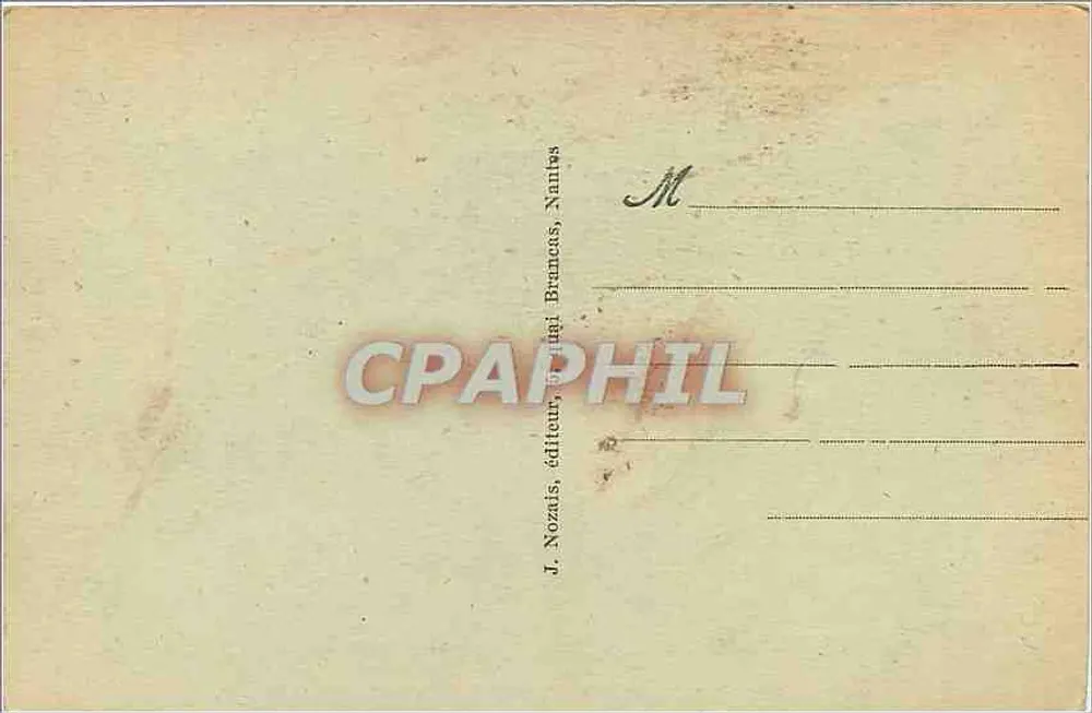ROCHEFORT-sur-MER (Char.-Inf.) — Trockendocks des Arsenal — J. Nozais, Verlag, Nantes - Rückseite