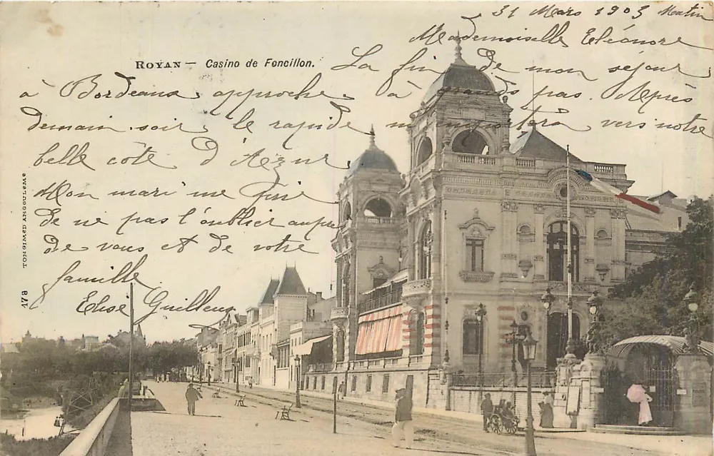 Royan — Casinò di Foncillon — Tomiâme Angoulême - Recto