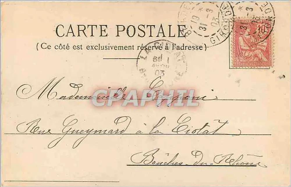 Royan — Casinò di Foncillon — Tomiâme Angoulême - Verso