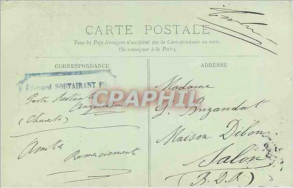 O Ponte do Diabo — Royan — Editor LL, n° 163 - Verso