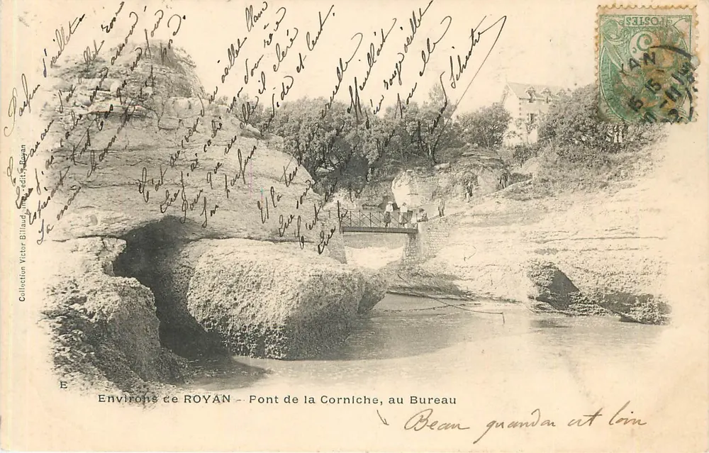 Arredores de ROYAN — Ponte da Corniche, no Bureau - Frente