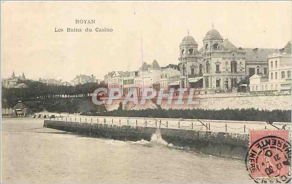 Royan — Os Banhos do Casino — Editor: Royan - Frente