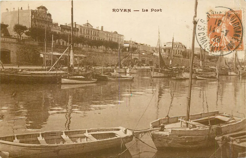Royan — O Porto — Edição Mathieu, St-Georges-de-Didonne - Frente
