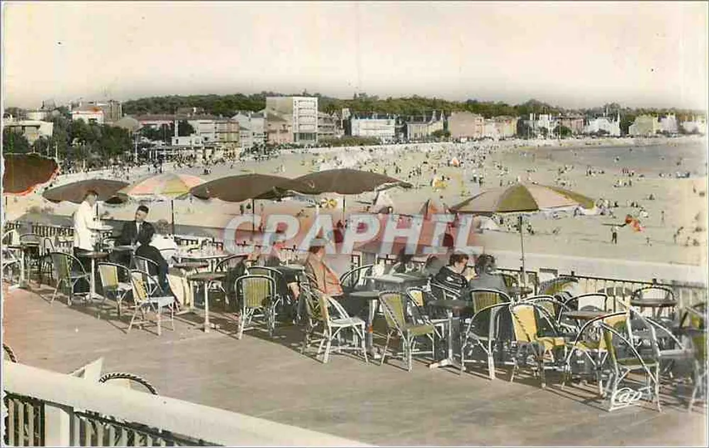 Royan — A Praia e o Boulevard Garnier — Réal-Photo - Frente