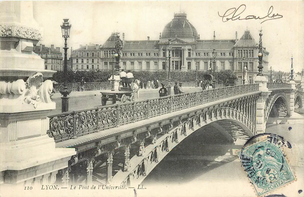 LYON — O Ponte da Universidade — LL. — n° 110 - Frente