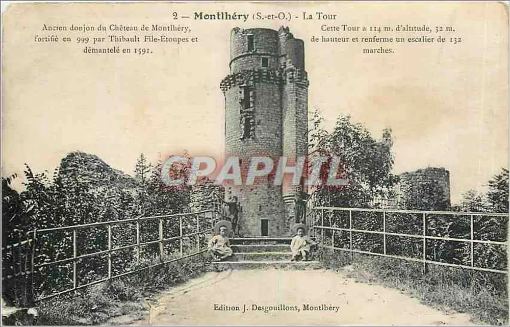 Montlhéry (S.-et-O.) — La Tour — Edition J. Desgouillons, Montlhéry - Recto