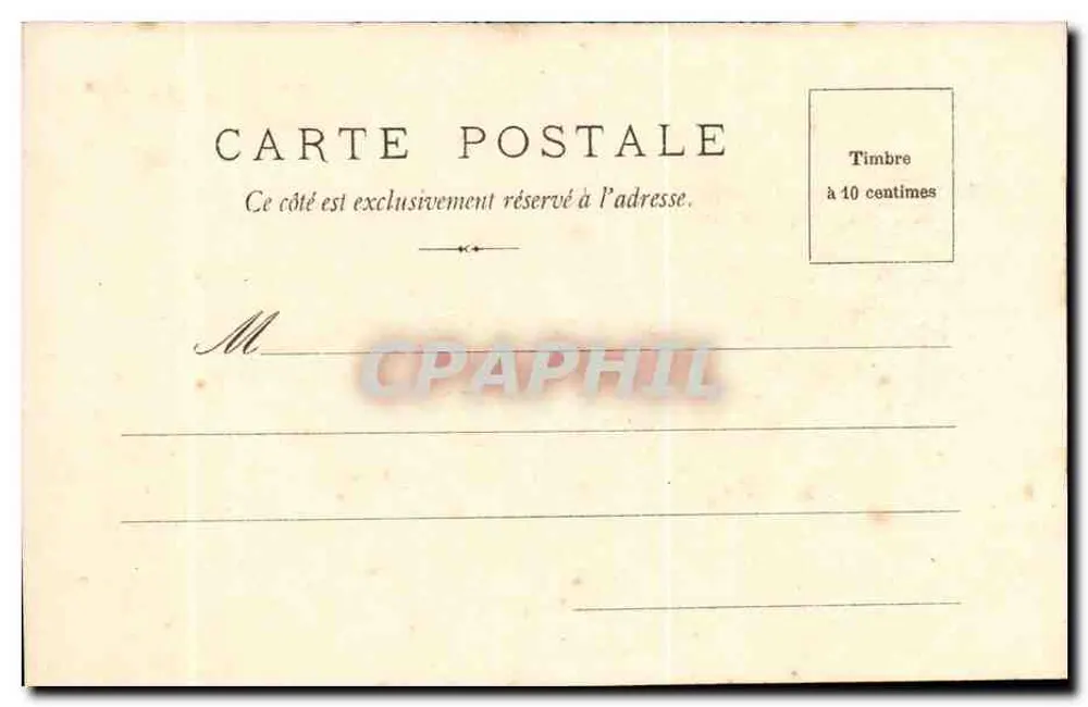 Notre-Dame et Préfecture de Police — Paris — éditeur non visible - Verso