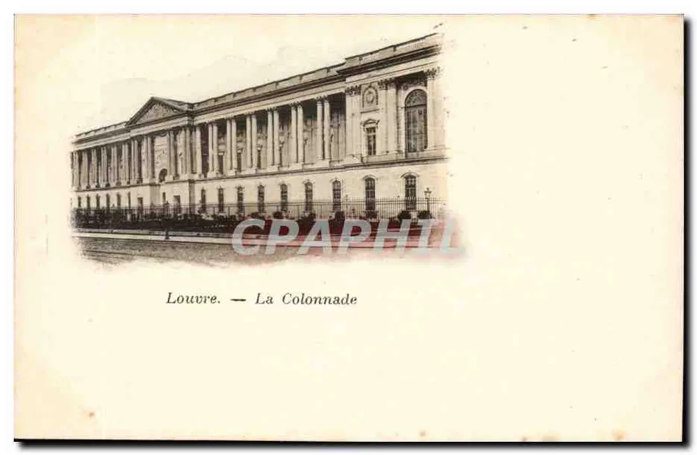 Louvre — A Colunata - Frente